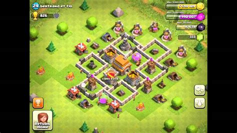 municipio lv 5 clash of clans|town hall level 5 coc.